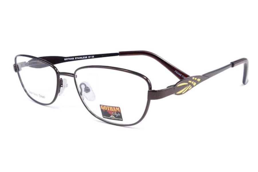 Gotham Premium Steel Eyeglasses 27 - Go-Readers.com