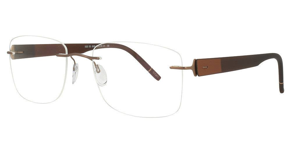 Silhouette 5553 Rectangle Eyeglasses