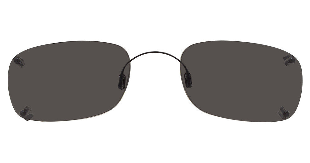 Hilco Rimless Rectangle Eyeglasses