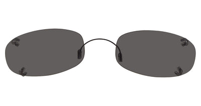 Hilco Rimless Oblong Eyeglasses