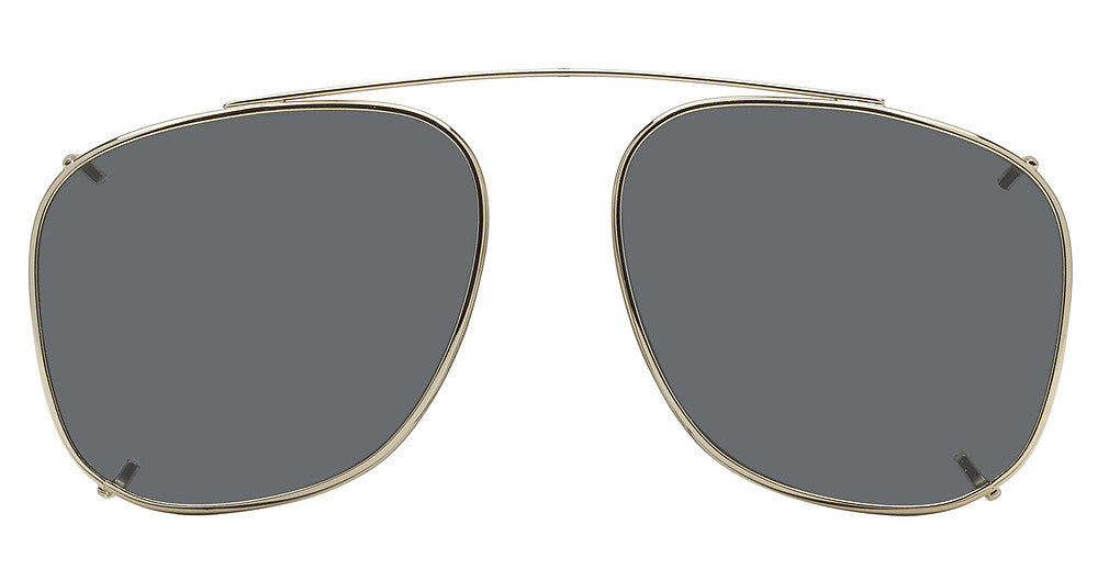 Hilco Sun Clips, Square Eyeglasses