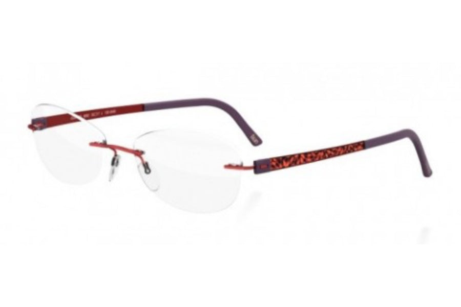 Silhouette Titan Accent Flora 4548 Eyeglasses 4544 - Go-Readers.com