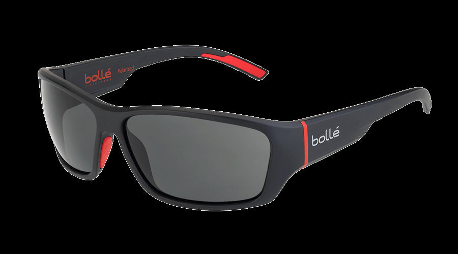 Bolle Lowrider Safety Glasses with Polarized Smoke Lenses