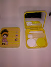 Cute Little World Traveler Contact Lens Case with Tweezers - Go-Readers.com