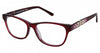 Jimmy Crystal New York Eyeglasses Bordeaux - Go-Readers.com