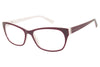 Nicole Miller YourFit Jeweled Eyeglasses Garnet - Go-Readers.com