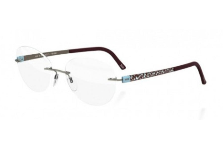 Silhouette Titan Accent Flora 4548 Eyeglasses 4543 - Go-Readers.com