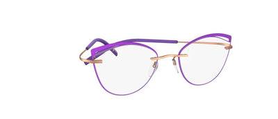 Silhouette Titan Minimal Art The Icon. Accent Rings Demo Eyeglasses 5518 FU - Go-Readers.com