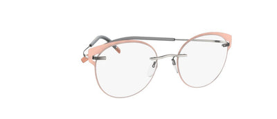 Silhouette Titan Minimal Art The Icon. Accent Rings Demo Eyeglasses 5518 FV - Go-Readers.com