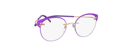 Silhouette Titan Minimal Art The Icon. Accent Rings Demo Eyeglasses 5518 FV - Go-Readers.com