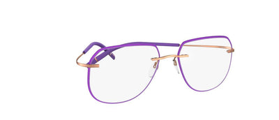 Silhouette Titan Minimal Art The Icon. Accent Rings Demo Eyeglasses 5518 FY - Go-Readers.com