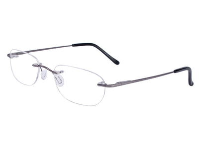 Silver Dollar 3-Piece Drill Mounts Eyeglasses BT2151 - Go-Readers.com