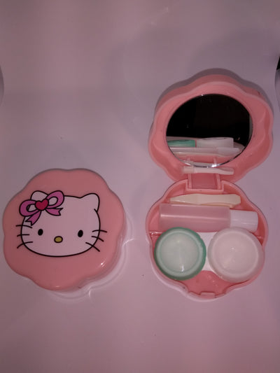 Hello Kitty Contact Lens Case with Accessories and Mirror - Go-Readers.com
